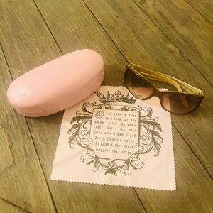 Juicy Couture Honey Sunglasses with Pink Case